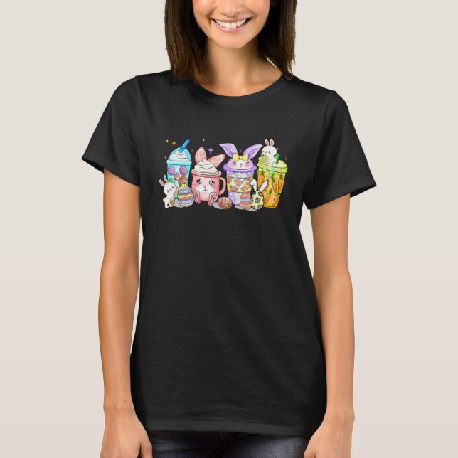 Camiseta Roupa de professora do dia de Páscoa para mulheres (Frente)