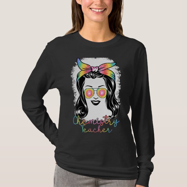 Camiseta Roupa de Professores de Química para Mulheres (Frente)