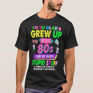 Camiseta Roupa de Rave para Mulheres dos Anos 80 & Fantasia