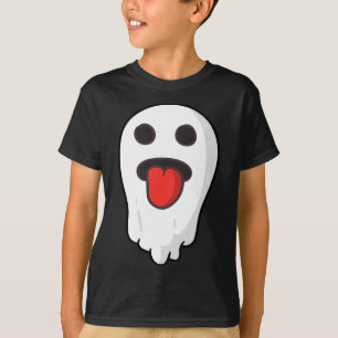 Camiseta Roupa De Rosto Fantasma Para O Halloween