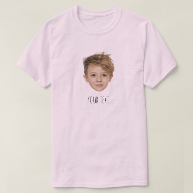 Camiseta Roupa de rosto personalizada, Presente de aniversá (Frente do Design)