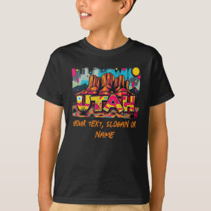Camiseta Roupa de roupa de roupa de Utah