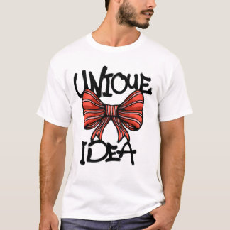 Camiseta roupa de rua com laço vermelho