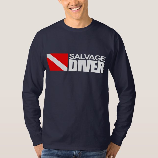 Camiseta Roupa de Salvamento Diver 4 (Frente)