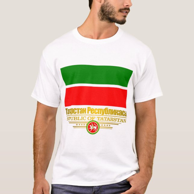 Camiseta Roupa de Sinalizador de Tatarstan (Frente)
