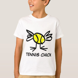 Camiseta roupa de tênis para raparigas t-shirt do pintin