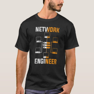 Camiseta Roupa de TI de engenharia de Engenheiro de rede