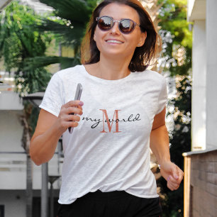 Camiseta Roupa de treino 'meu mundo' Activewear Clássico Br