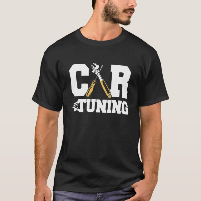 Camiseta Roupa de Tuning de Carro Legal Fãs de Automóveis M (Frente)