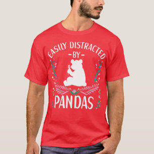 Camiseta Roupa de Urso Panda para Amantes de Panda Cute Rou