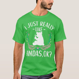 Camiseta Roupa de Urso Panda para Amantes de Panda Cute Rou