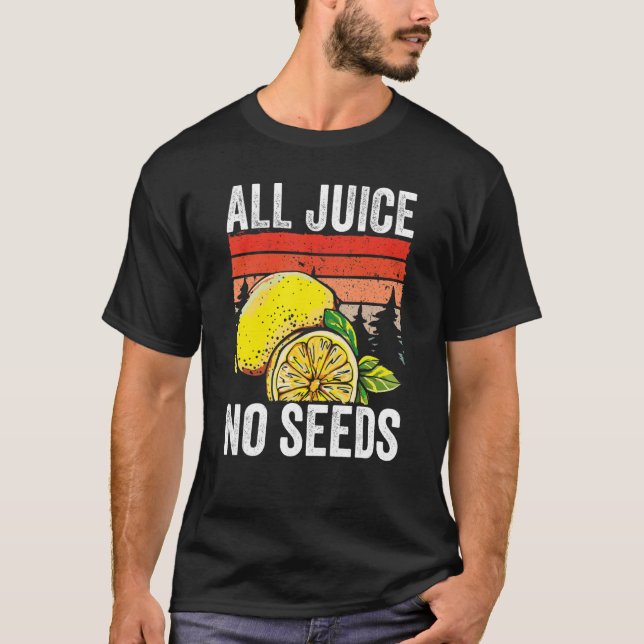 Camiseta Roupa de Vasectomia Gráfica Todos Os Sumos Sem Sem (Frente)