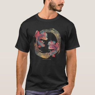 Camiseta roupa de vida de peixes koi no Japão peixe koi sus