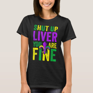 Camiseta Roupa Divertida para o Desfile de Mardi Gras - Cal
