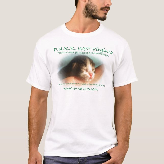 Camiseta Roupa do bebê do PURR (Frente)