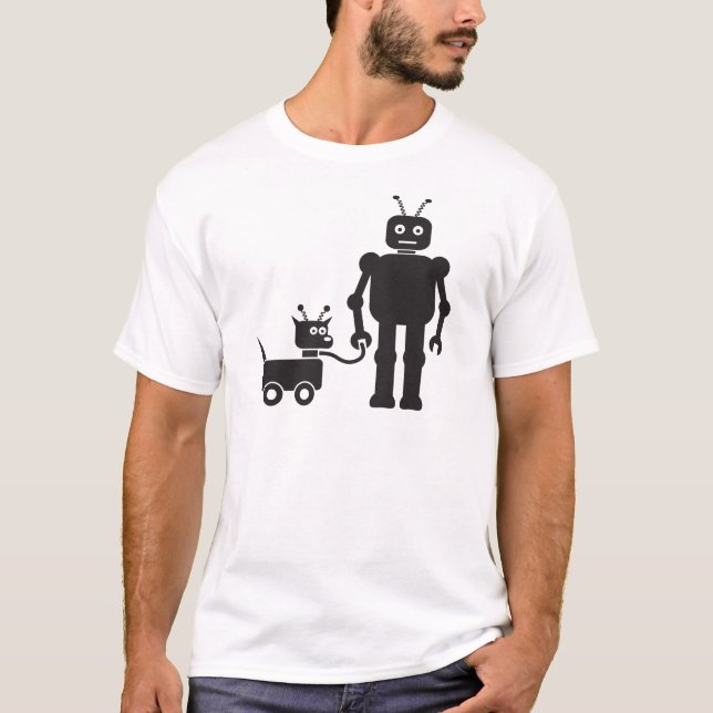 Camiseta Roupa do bot do cão (Frente)