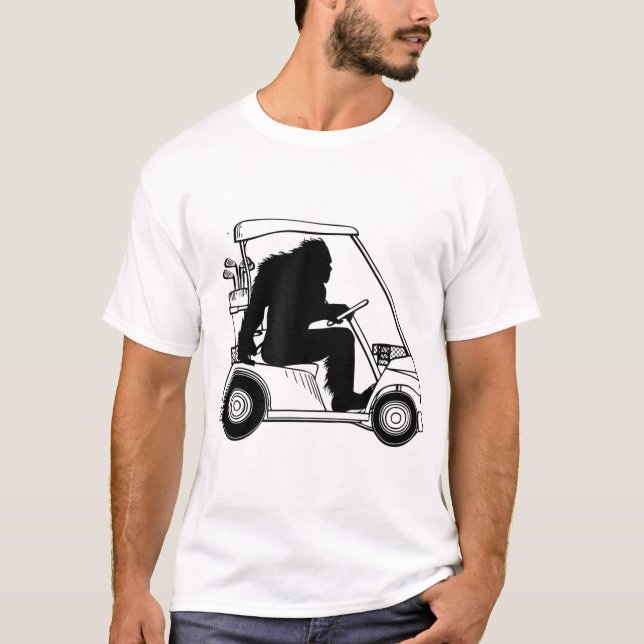 Camiseta Roupa do carrinho de golfe movido a golfe (Frente)