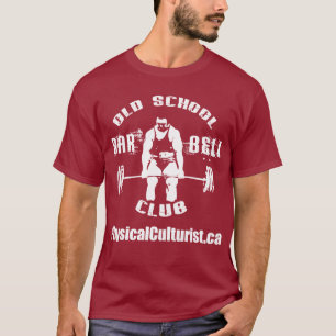 Camiseta Roupa do clube do Barbell da velha escola