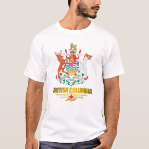 Camiseta Roupa do COA do Columbia Britânica