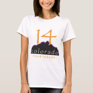 Camiseta roupa do desgaste 14er