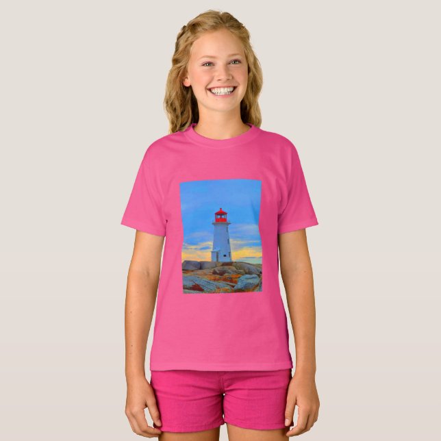 Camiseta Roupa do farol da Peggy (Frente Completa)