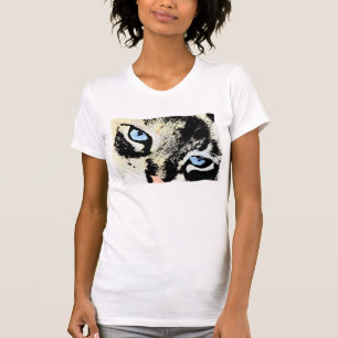 Camiseta Roupa do gato da tinta