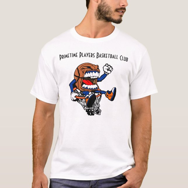 Camiseta Roupa do homem da bola de PTPBBC (Frente)