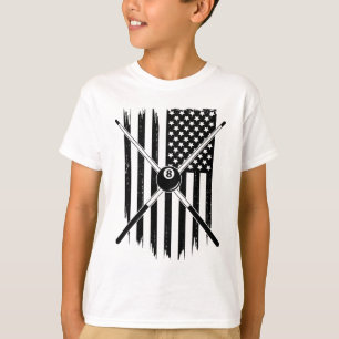Camiseta Roupa do jogador de Piscina do American Flag Billi