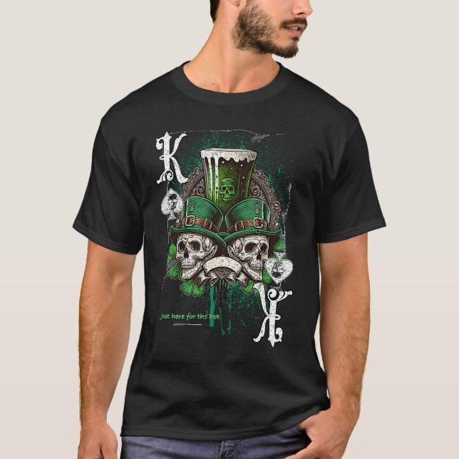 Camiseta Roupa do jogador de pôquer apóia crates verdes no  (Frente)
