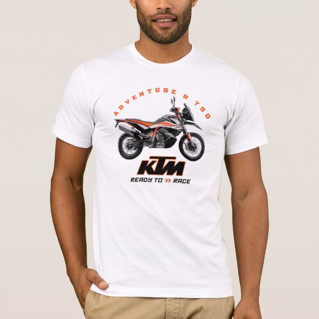 Camiseta Roupa do KTM ADVENTURE R 790 Designer (Frente)