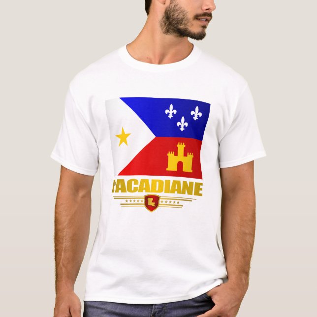 Camiseta Roupa do Orgulho Acadiana (Frente)