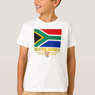 Camiseta Roupa do orgulho de África do Sul