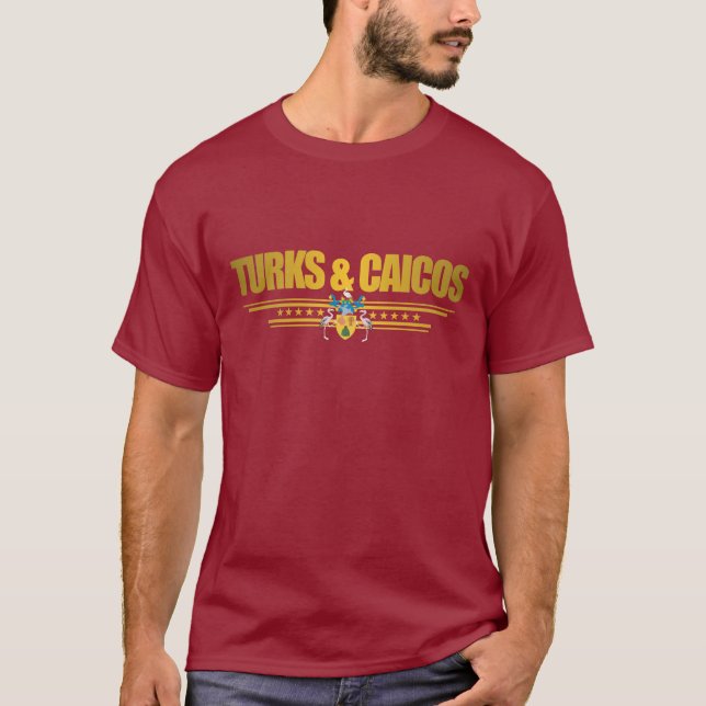 Camiseta Roupa do Orgulho Turks e Caicos (Frente)