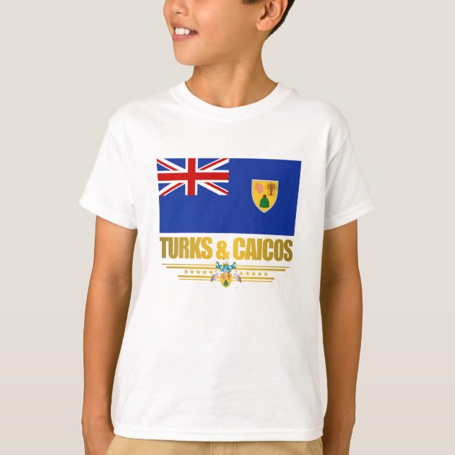 Camiseta Roupa do Orgulho Turks e Caicos (Frente)