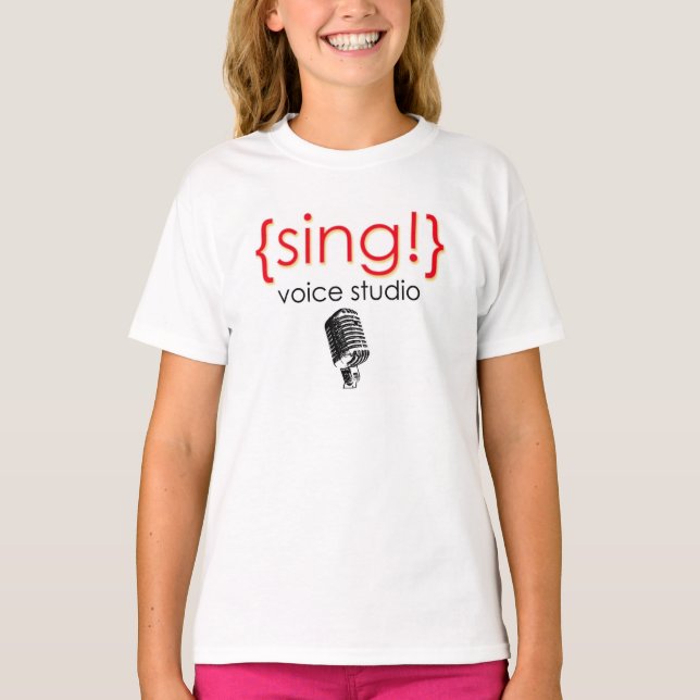 Camiseta Roupa do Sing Voice Studio Oficial (Frente)