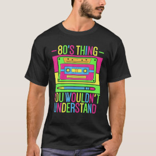 Camiseta Roupa dos Anos 80 Moda dos Anos 1980 Festa Tema 80