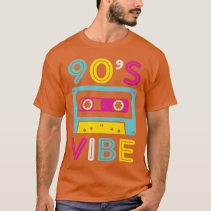 Camiseta Roupa dos anos 90 Vibração dos anos 90 Design de f