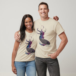 Camiseta Roupa dos peixes da luz das estrelas