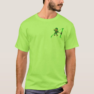 Camiseta Roupa e presentes do ateu "A" do Leprechaun