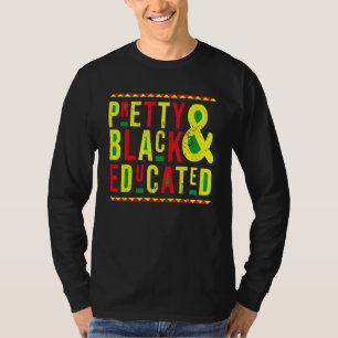 Camiseta Roupa educado a preto Bonito mês de história negra