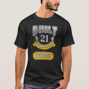 Camiseta Roupa engraçada de aniversário de 21 anos - Frase