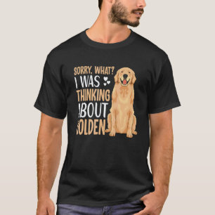 Camiseta Roupa engraçada de cachorro Retriever Dourado para