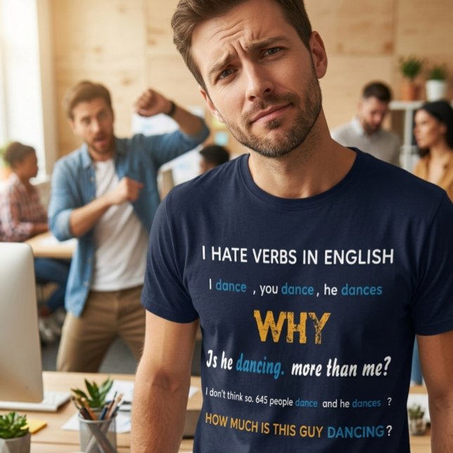 Camiseta Roupa engraçada de gramática inglesa personalizáve (Criador carregado)