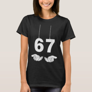 Camiseta Roupa engraçada meme 67 Seis Sete Halloween Gen Z 