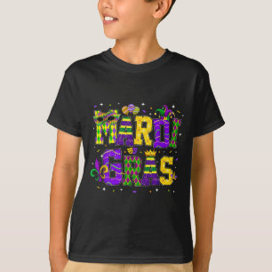 Camiseta Roupa engraçada para desfile de Mardi Gras Chapéu