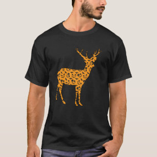 Camiseta Roupa Fácil de Halloween para Veado Cervo Cervídeo