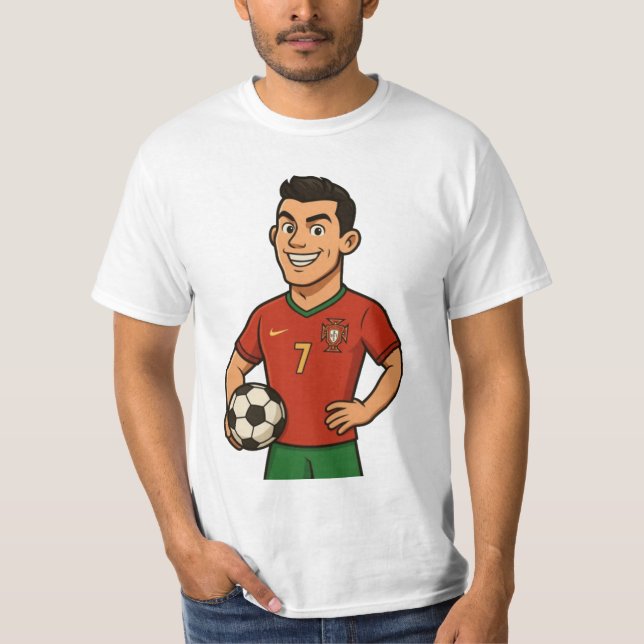 Camiseta roupa feita para fãs ronaldo (Frente)