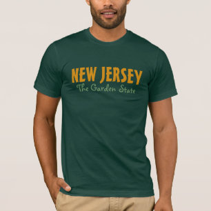 Camiseta Roupa feita sob encomenda do texto de NEW-JERSEY