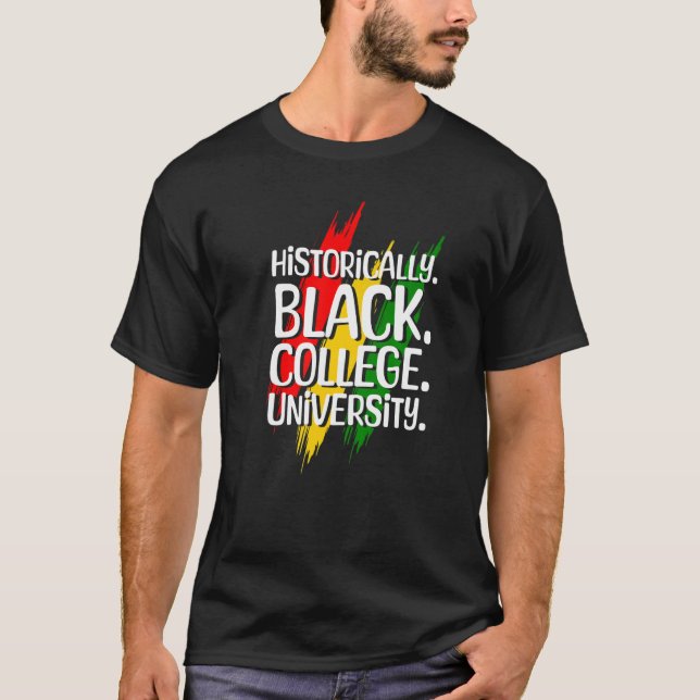 Camiseta Roupa HBCU Prêmio HBCU da Faculdade Negra Históric (Frente)