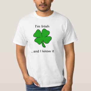 Camiseta Roupa irlandês